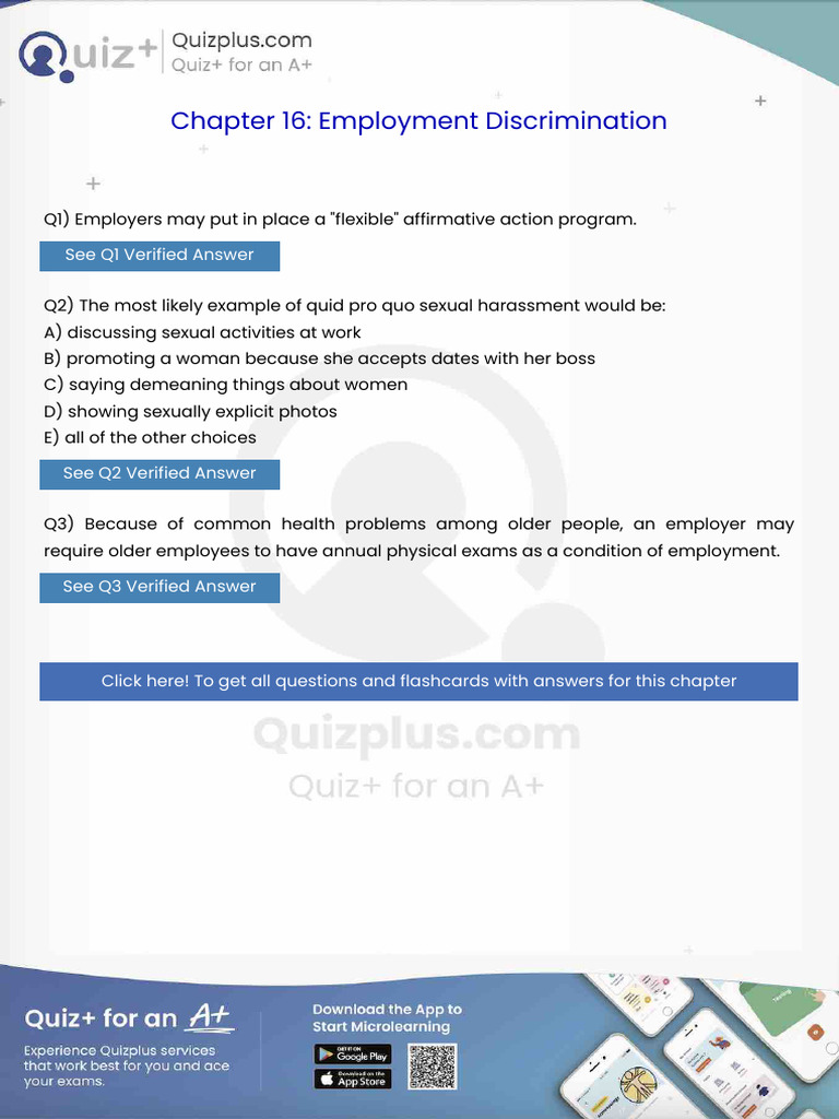Employers May Put in Place A Flexible Affirmative Action Program | PDF ...