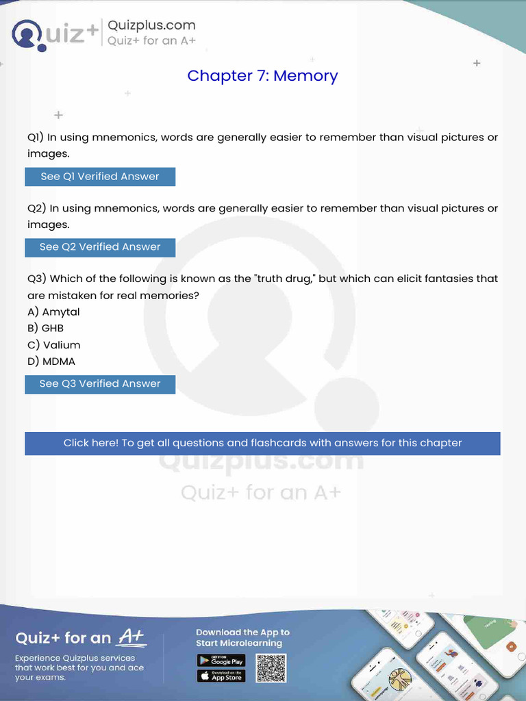 In Using Mnemonics Words Are Generally Easier To Remember Than Visual ...