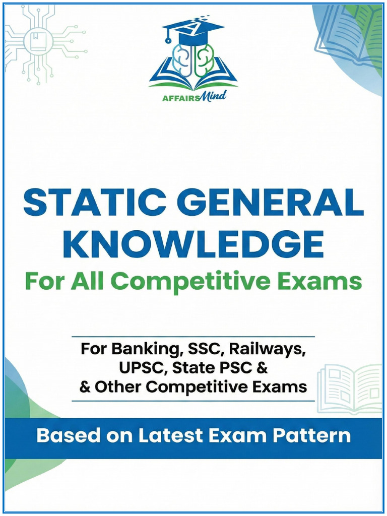 STATIC GK for All Competitive Exams | PDF | Gujarat