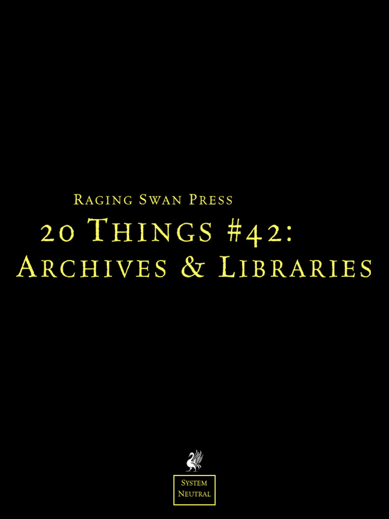 42 Archives & Libraries | PDF | License | Copyright