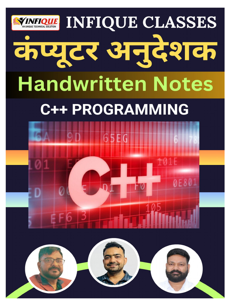 C++ Notes Book | PDF
