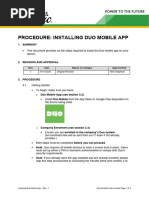 Duo Mobile iOS Authentication Guide | PDF | Ios | Qr Code