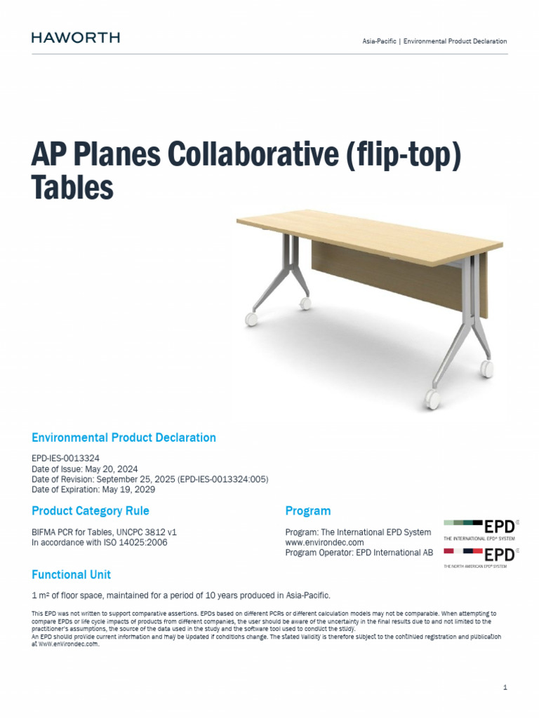 AP Planes Collaborative Sustain Epd-AP en 2025 | PDF | Life Cycle ...