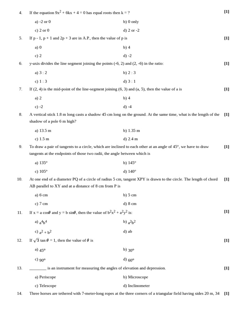 Standard XTH Math Page 2,3,4,5,6 | PDF | Sphere | Circle