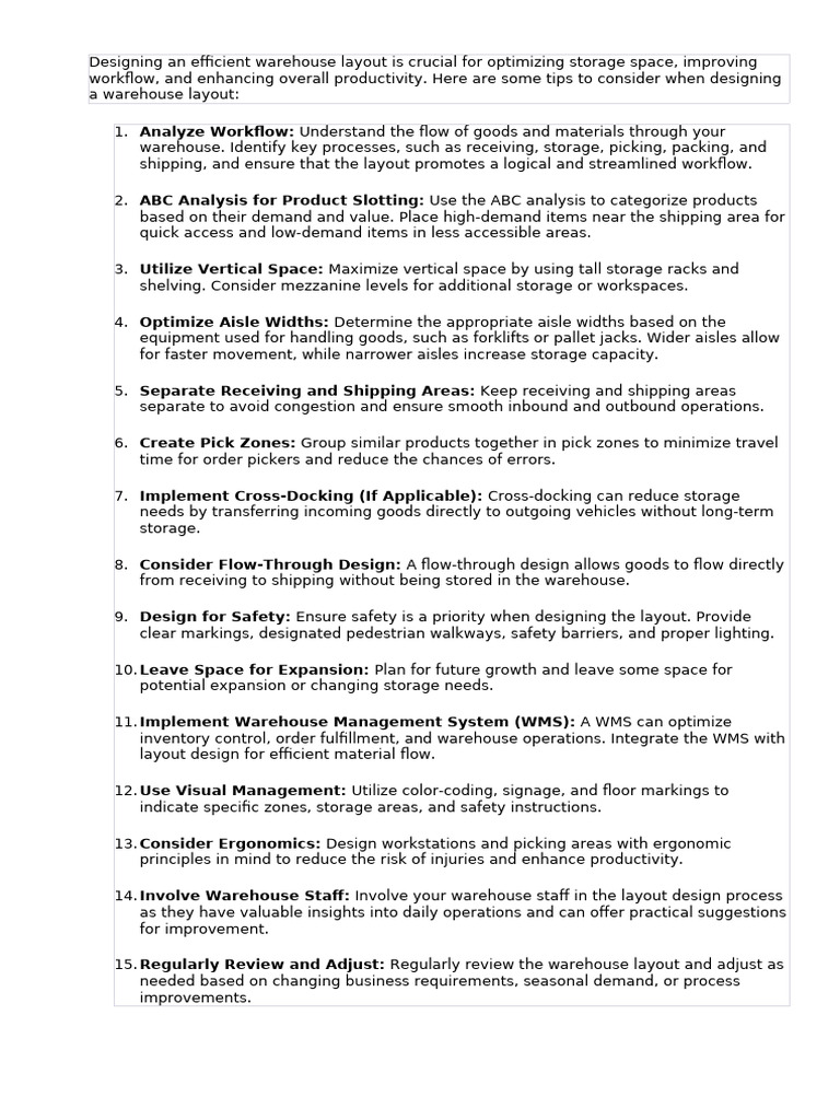 Warehousing Metrics Are Key Performance Indicators | PDF | Warehouse ...