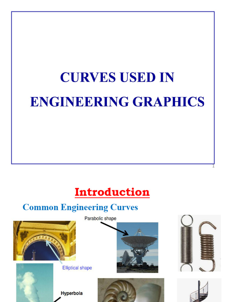 Lecture 3 Engineering Curves | PDF | Manifold | Algebraic Geometry
