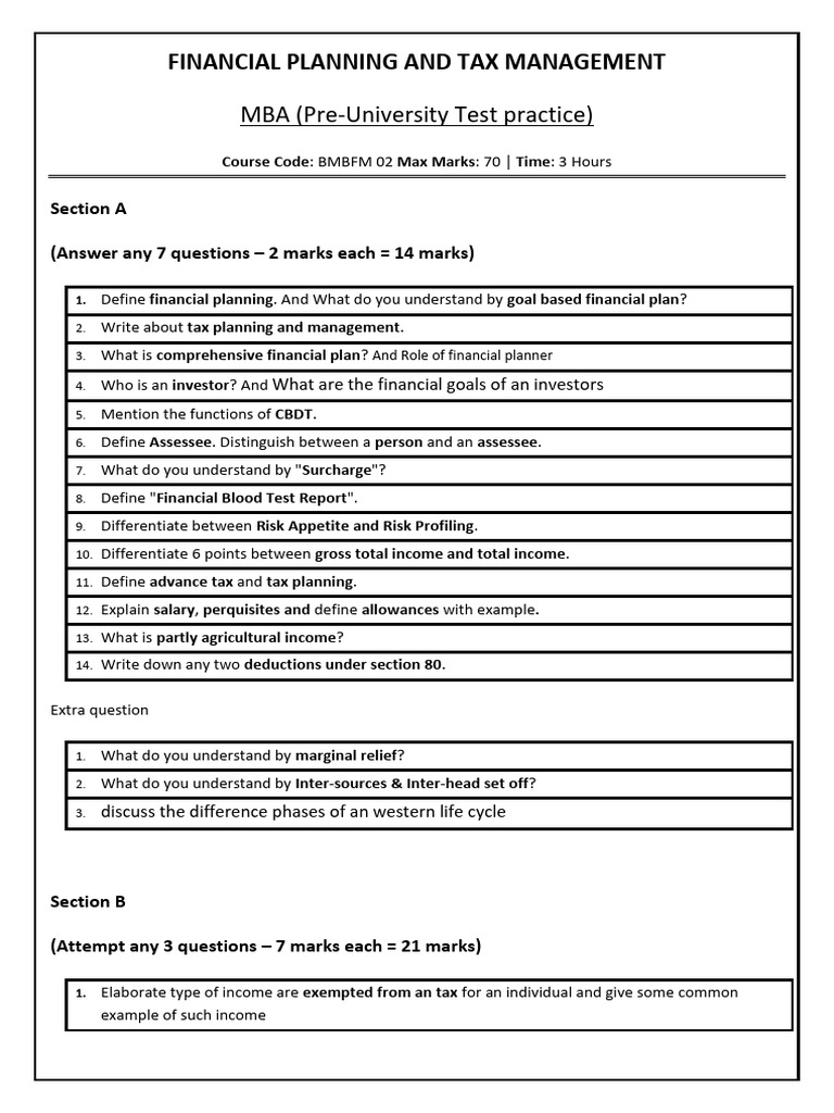 Imp Theory Question FP&TM | PDF