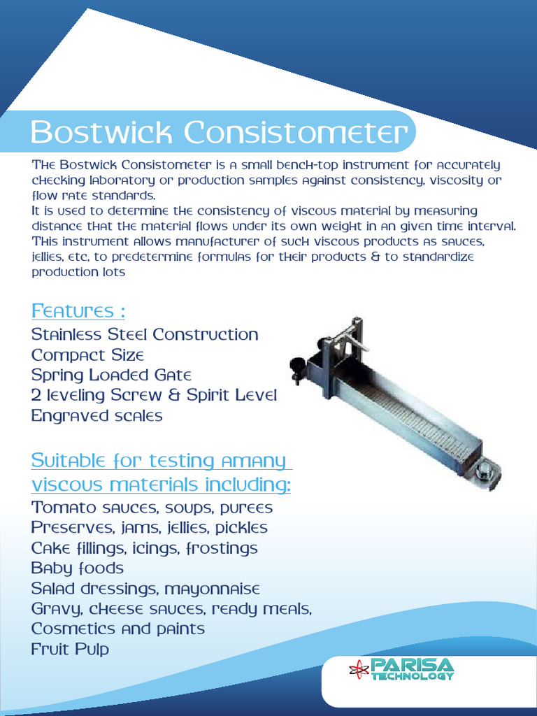 Boswick Consistometer | PDF