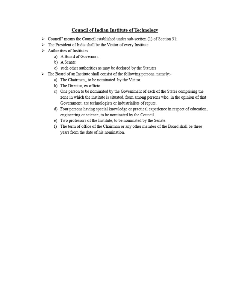 Iit Act | PDF