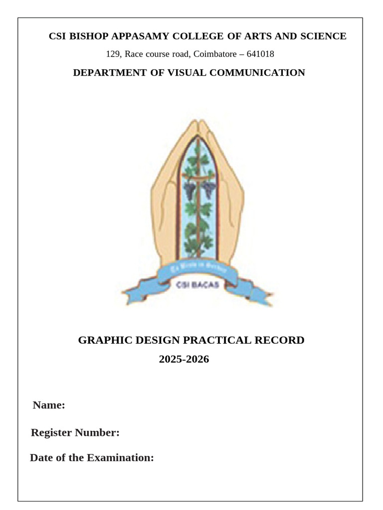 Graphic Design Front Page | PDF
