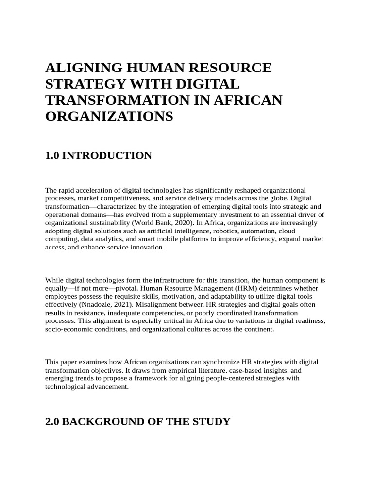 HR Term Research Paper | PDF | Human Resource Management | Change ...