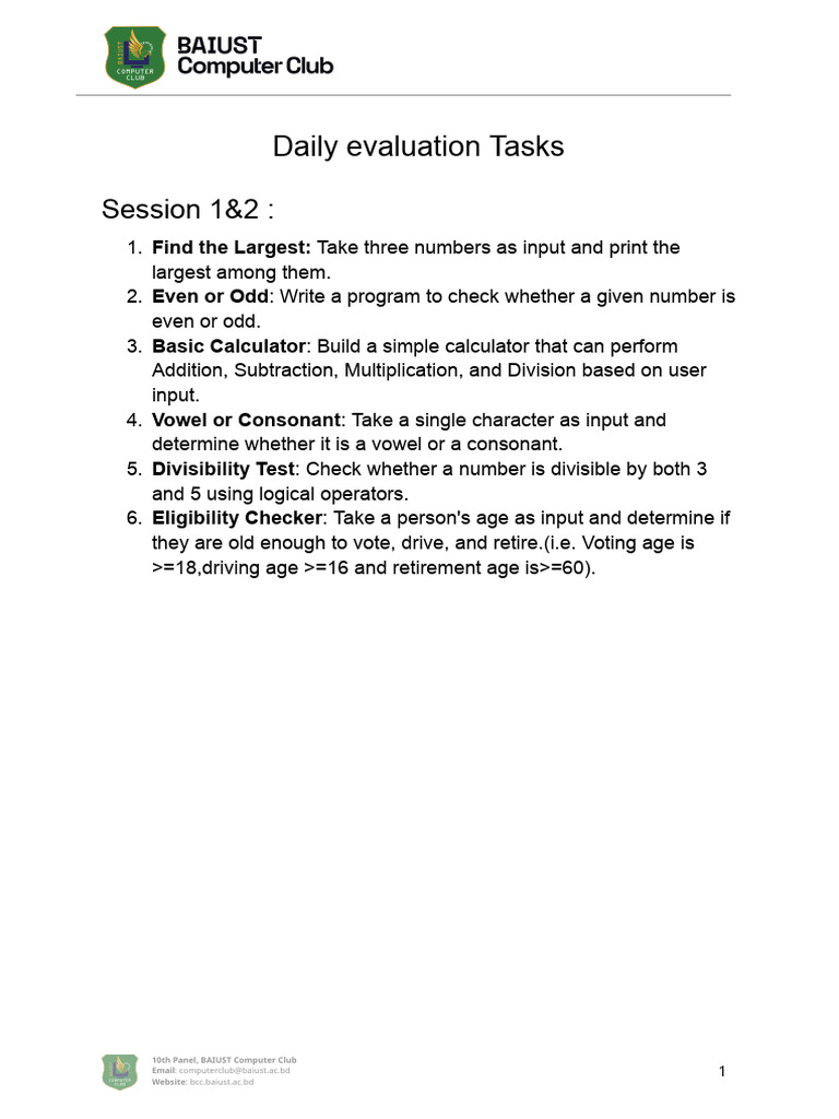 Python Tasks | PDF