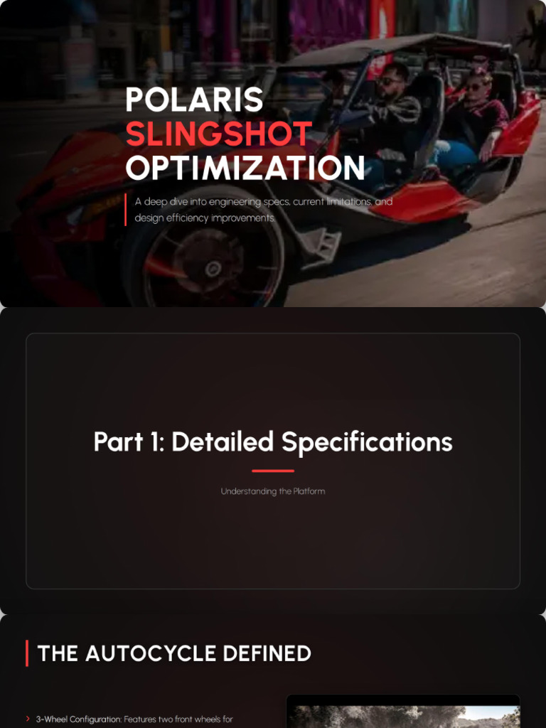 Polaris Slingshot Optimization Analysis | PDF