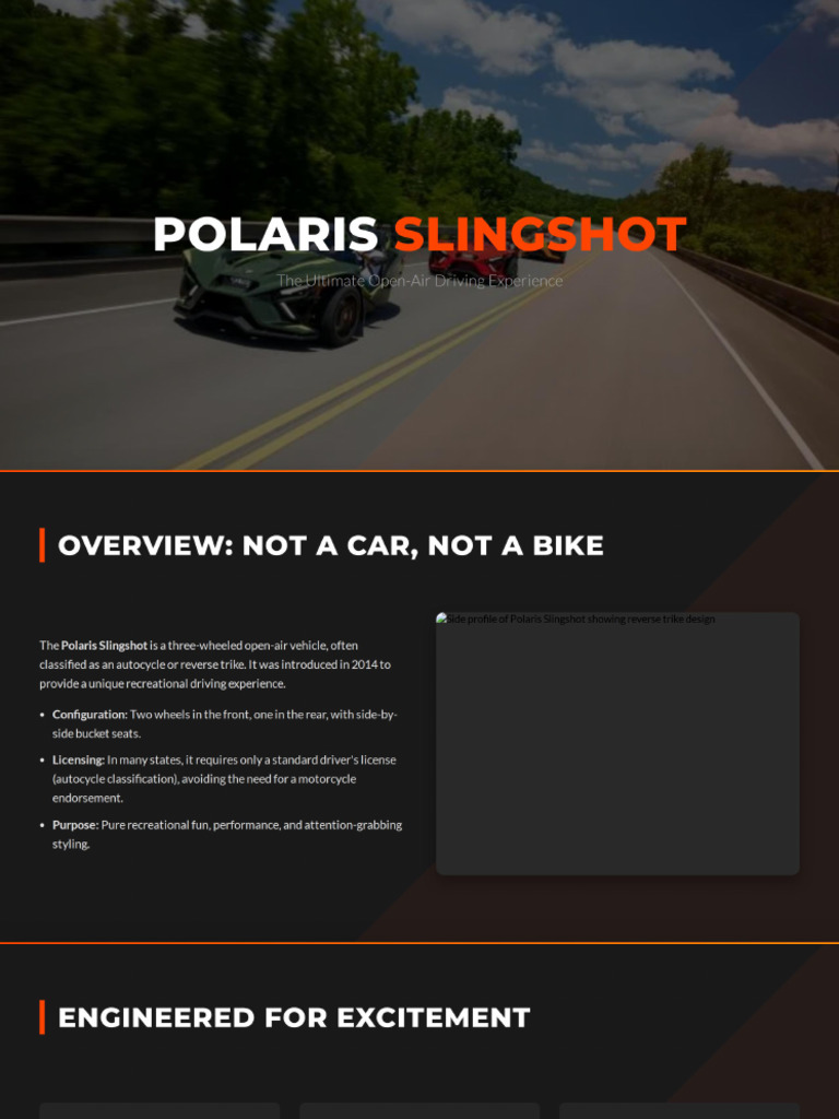 Polaris Slingshot Overview | PDF