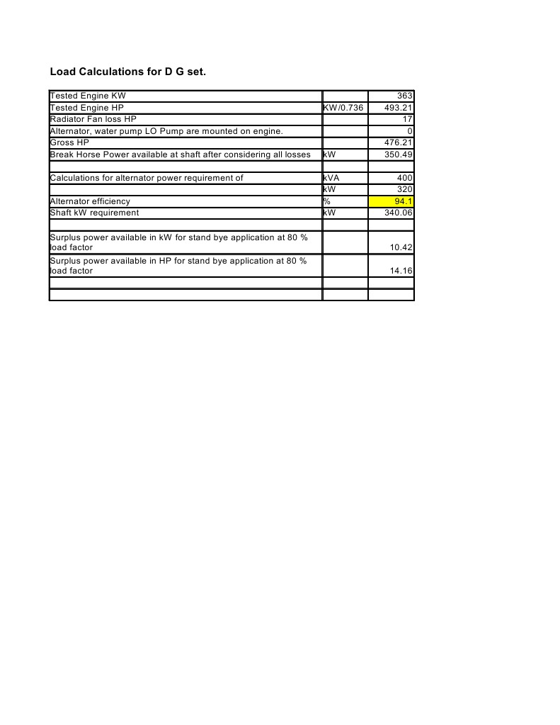 Engine Calc | PDF