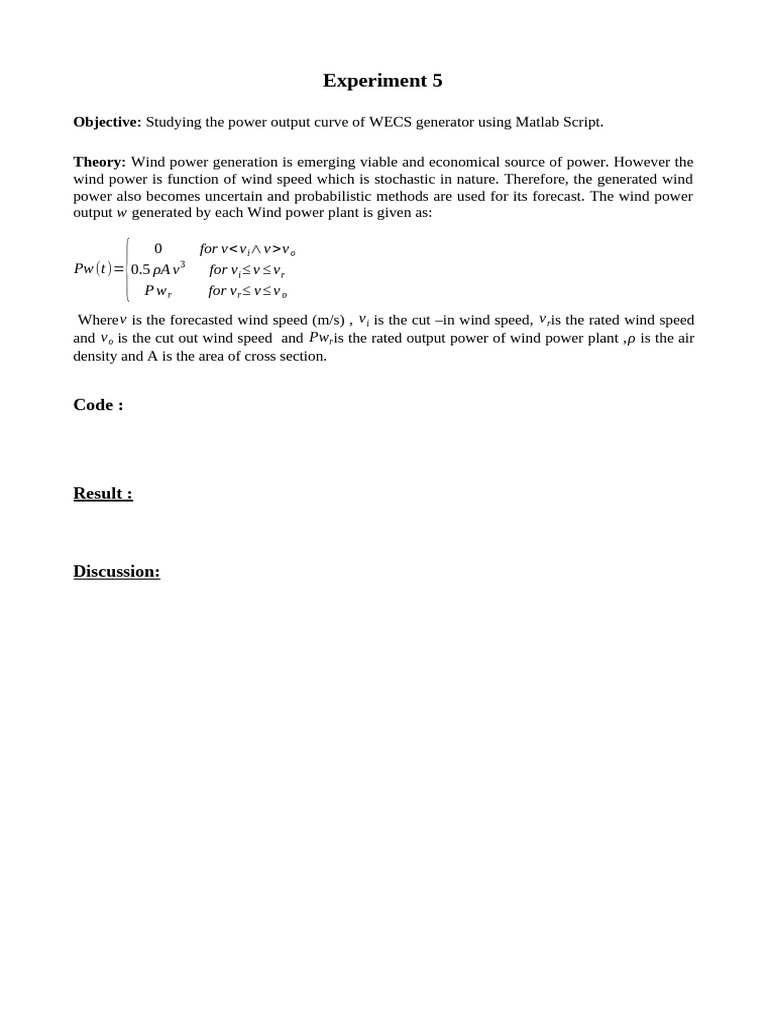 Experiment 5 Student | PDF