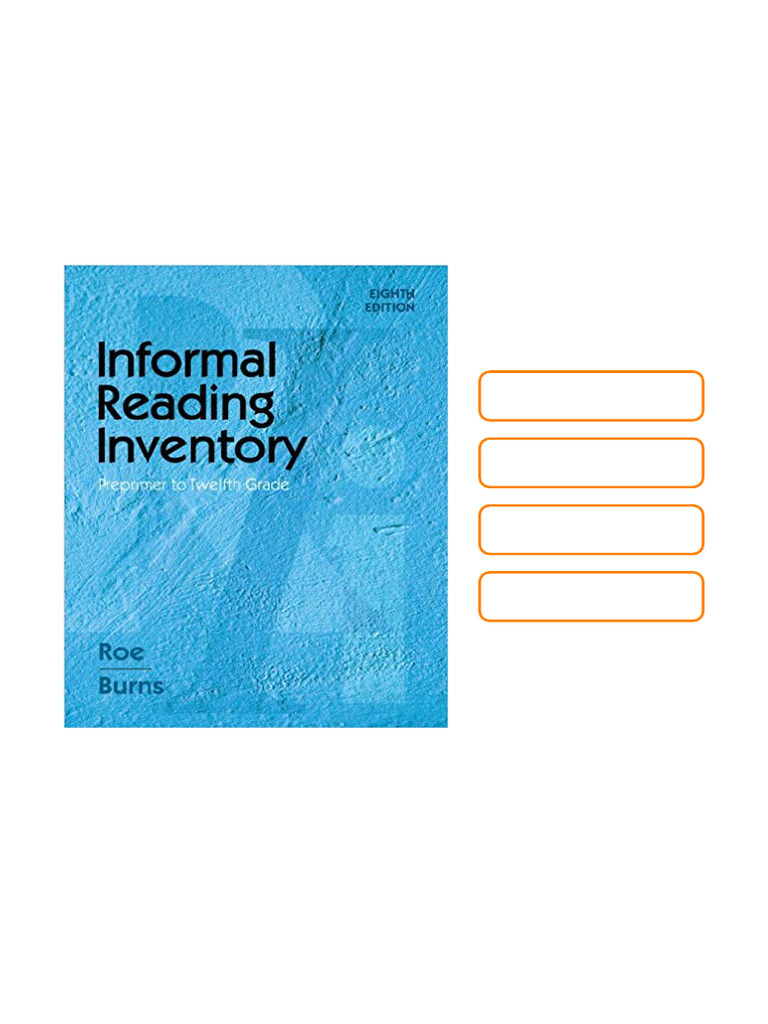 The Ultimate Informal Reading Inventory: Preprimer To Twelfth Grade 8th ...