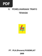 Download Materi 5 Pemeliharaan Trafo Tenaga by Matul Rahmat SN101821559 doc pdf