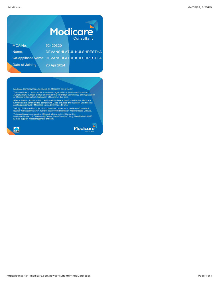 modicare | PDF