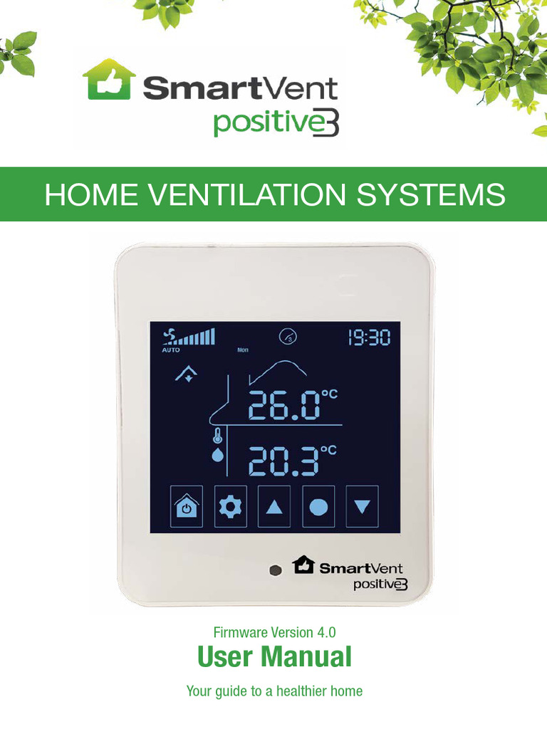 SmartVent User Controller | PDF | Ventilation (Architecture) | Humidity