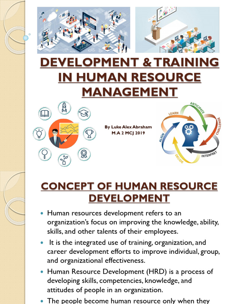 Development Training in Human Resource Management PPT 1 | PDF