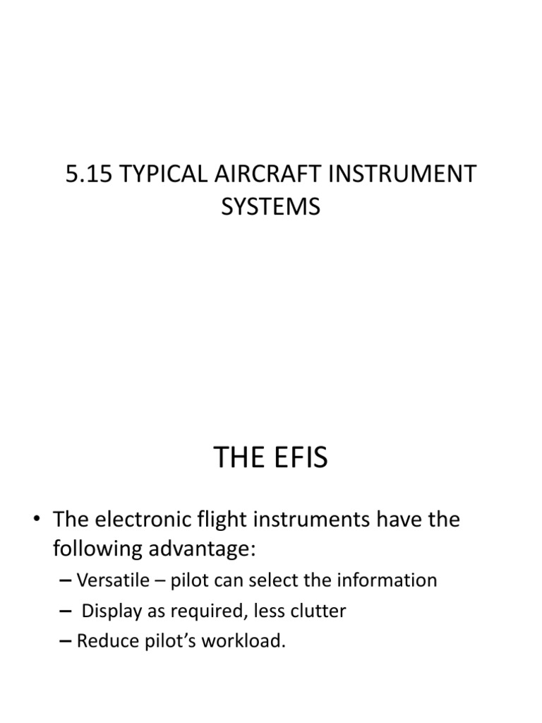EADI and EHSI in Aircraft Instrumentation | PDF | Aviation ...