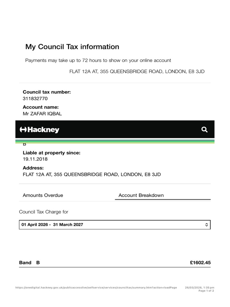 2026 To 27 Council Tax | PDF
