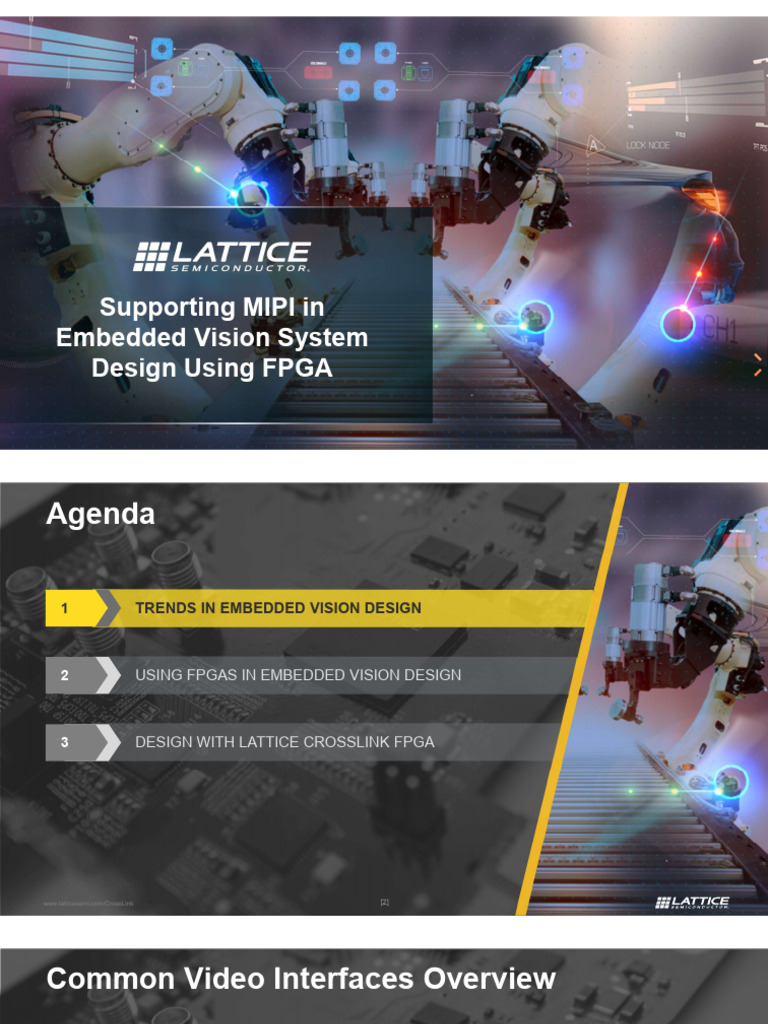 Suppporting MIPI in Embedded Vision System Design Using FPGA | PDF ...