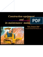 Construction Equipment and Its Maintenance Management: Satya Narayan Shah