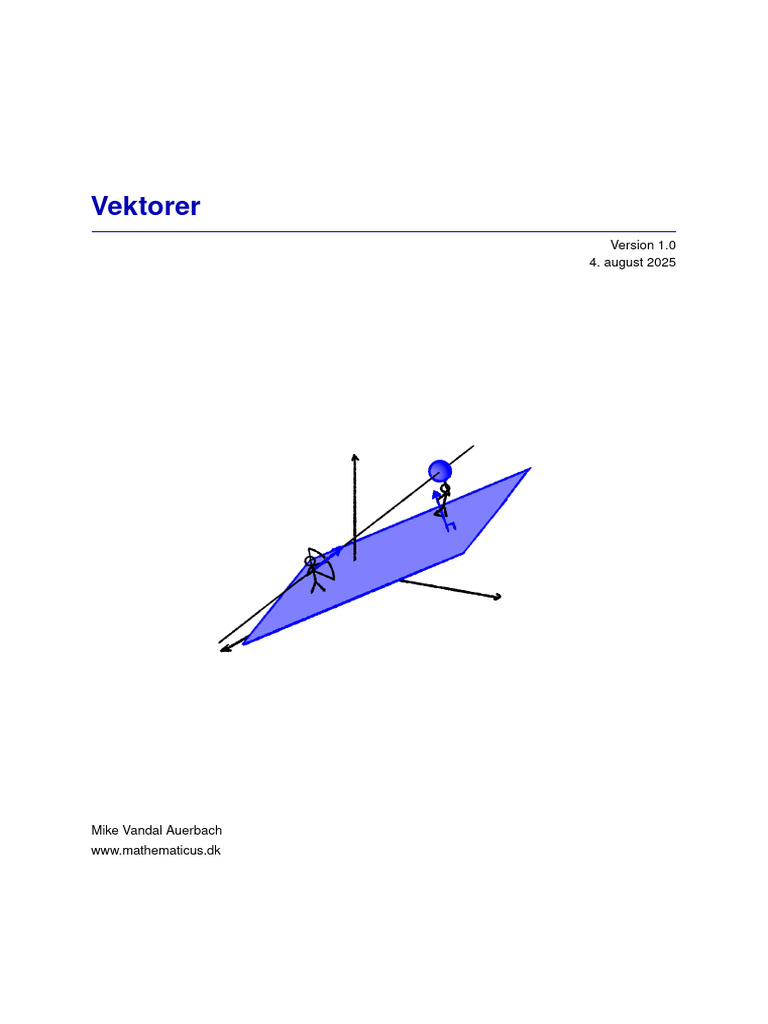 Vektorer Og Rumgeometri | PDF