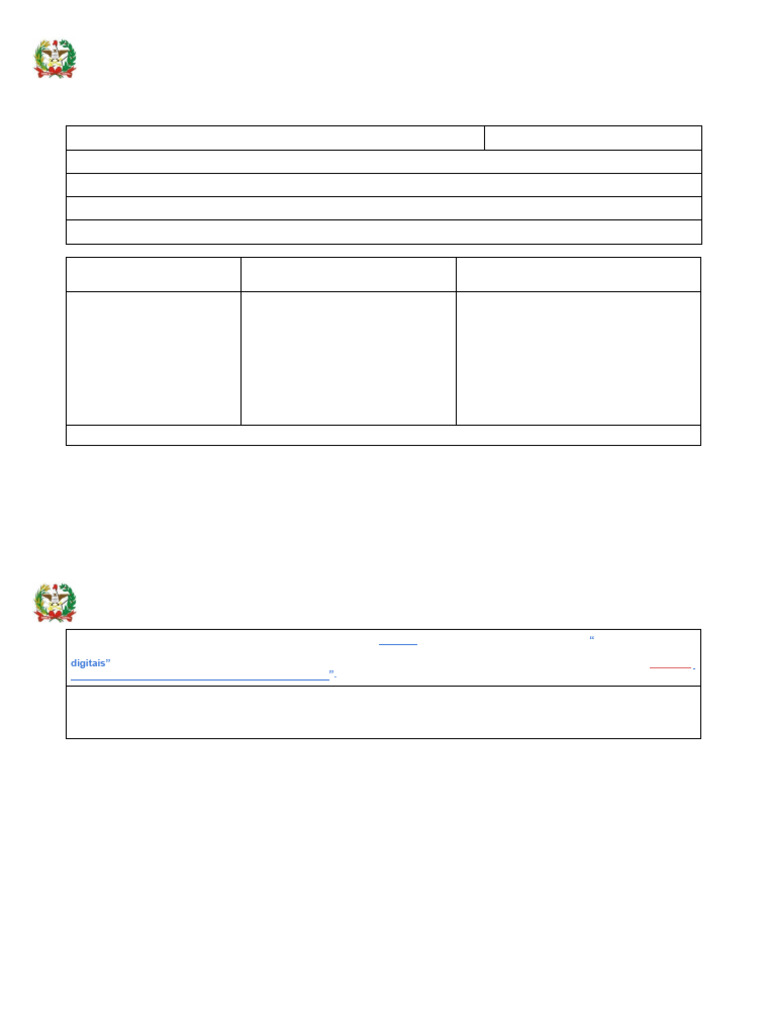 Plano de Aula Inglês 1 Ano | PDF