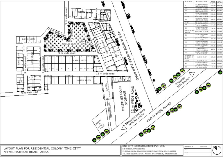 Layout Plan As Per Site - Latest - Final | PDF