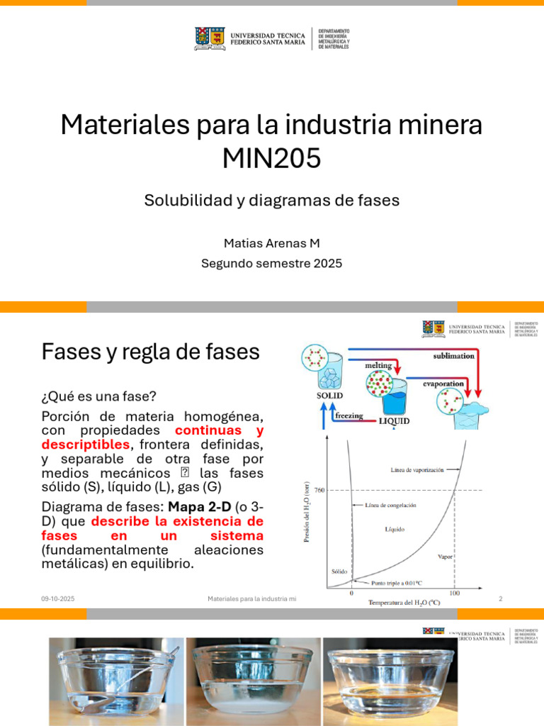 Fases Solubilidad Diagramas de Fases | PDF | Fase (materia) | Solubilidad