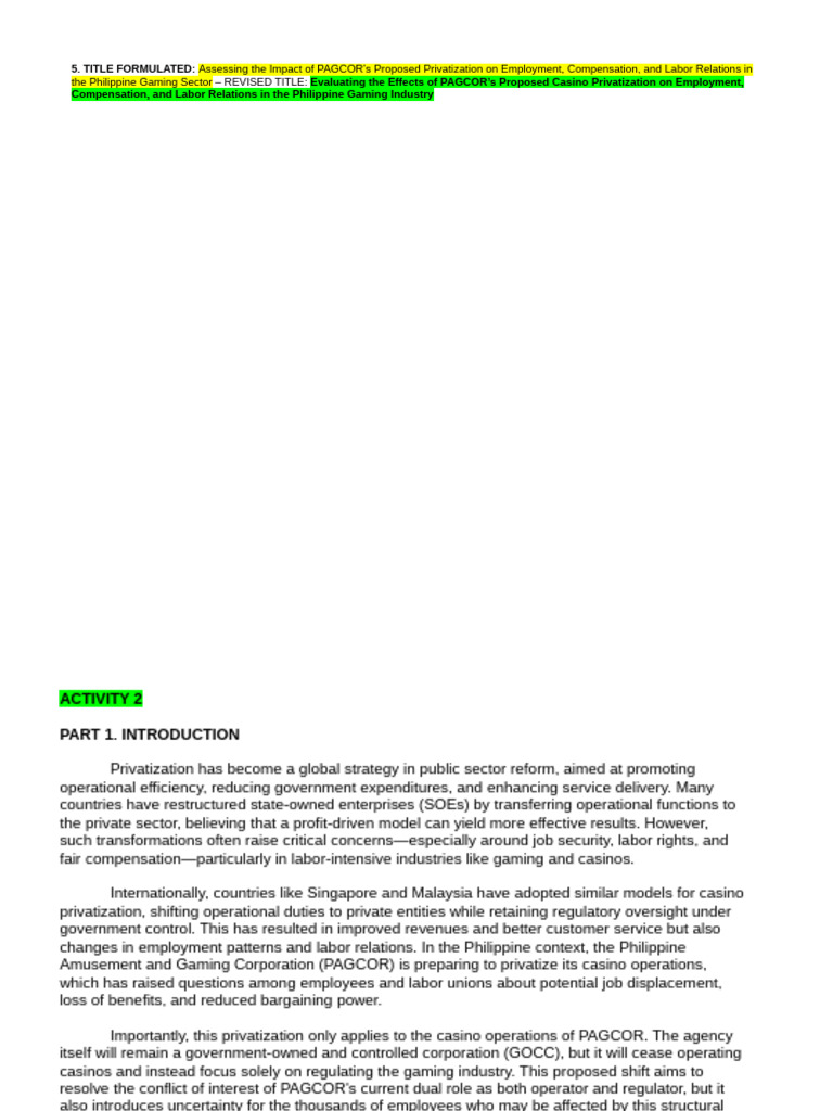 Complete Research Paper Chapter 1-3 | PDF | Employment | Sampling ...