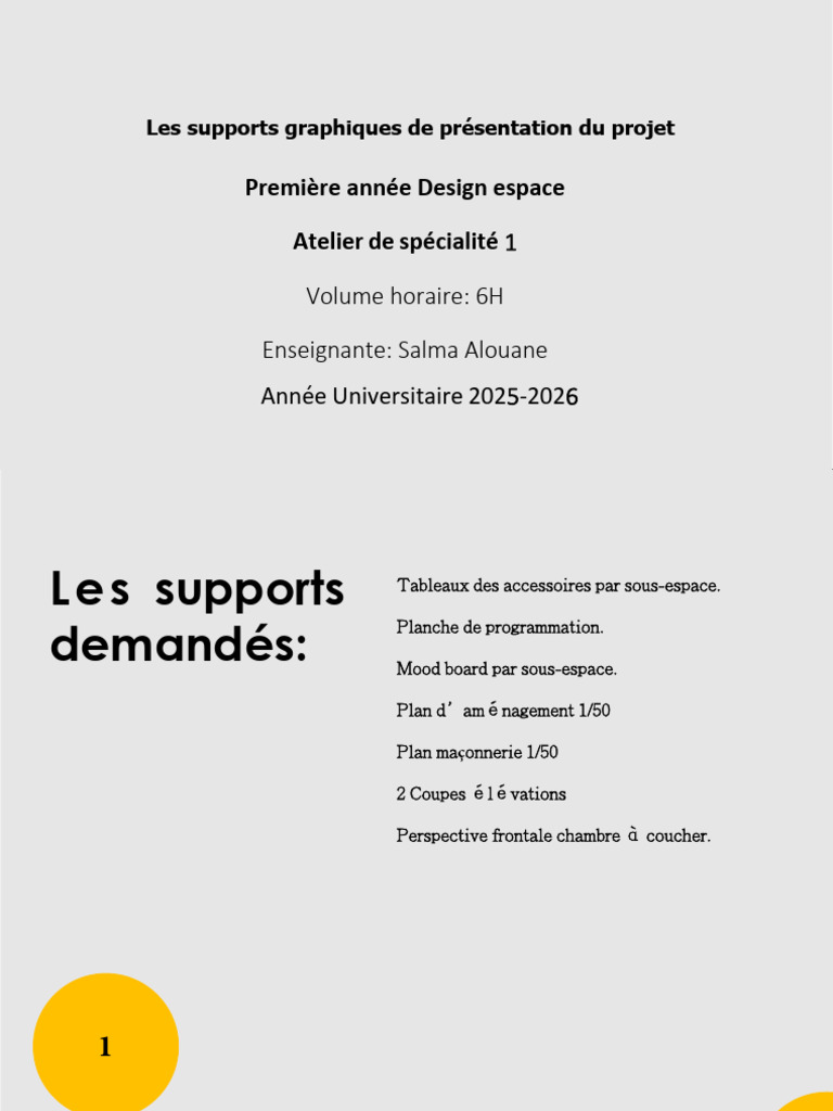 RENDU DS Eléments de Présentation Du Projet | PDF