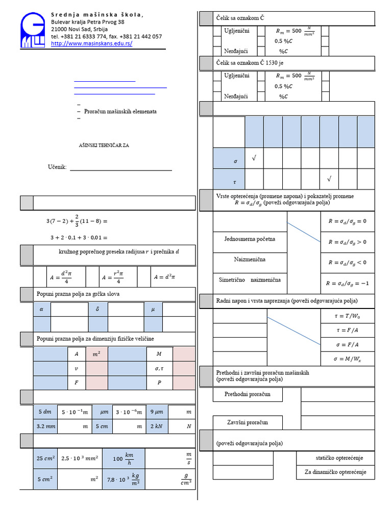 U1 Test 150908 | PDF