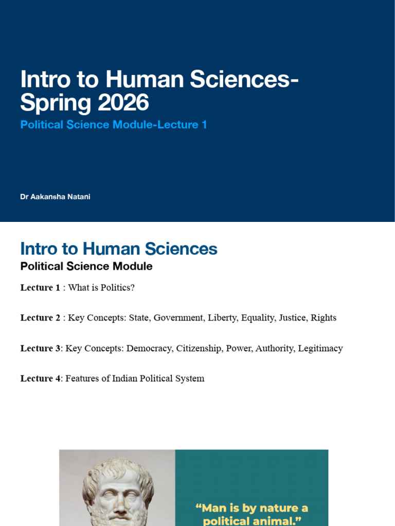 Lecture1 PolSc IHS2026 2 | PDF | Decision Making