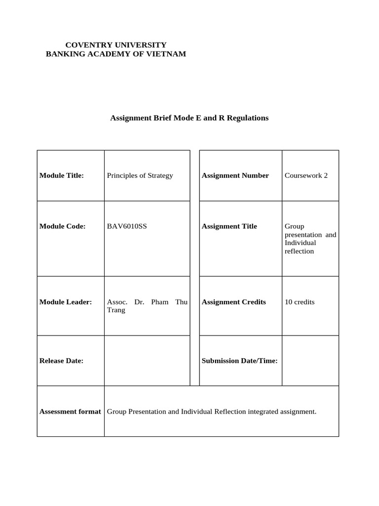 Assignment Brief CW2 | PDF | Plagiarism | Microsoft Power Point