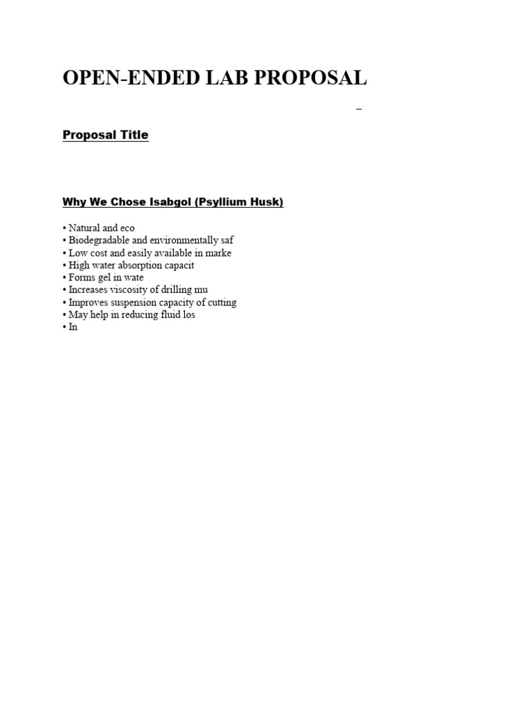 OEL Proposal | PDF
