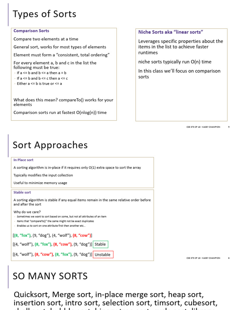Sorting | PDF