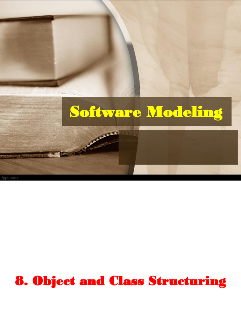 Lect 6 7 8 Object and Class Structuring Criteria Stateless Dynamic ...