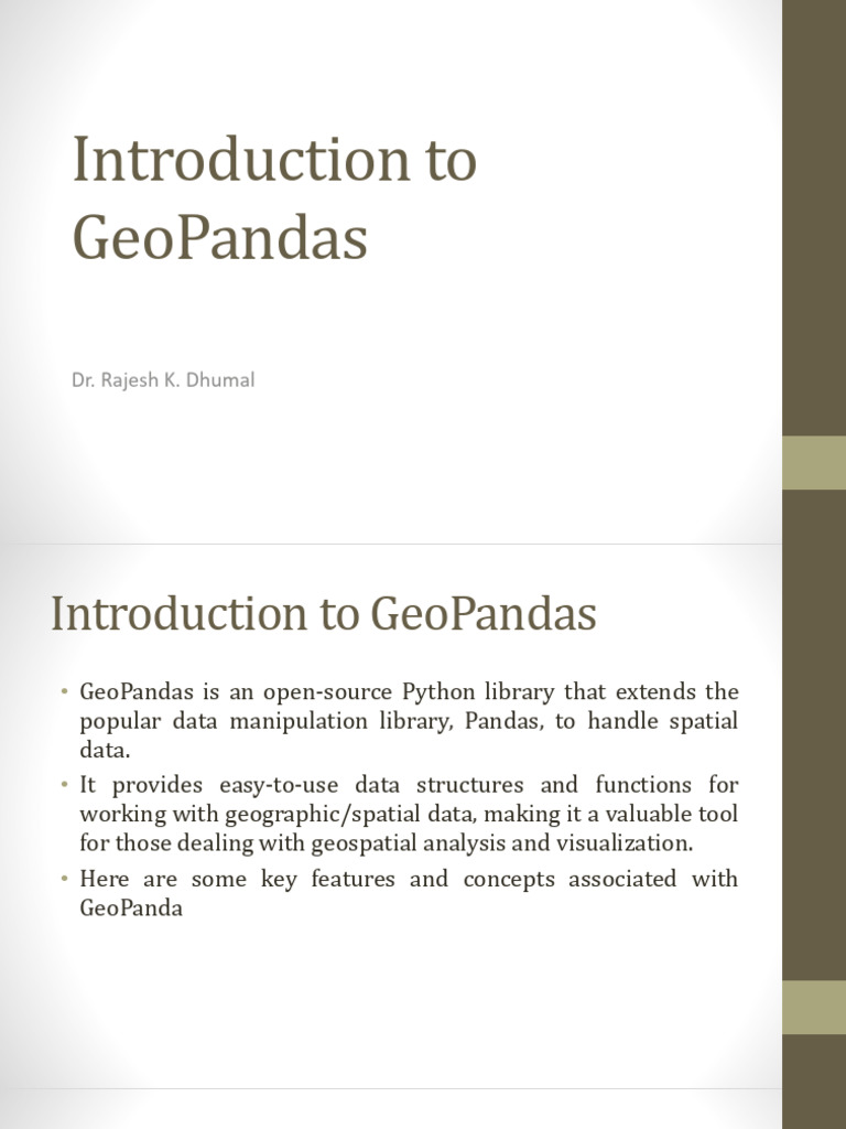 Introduction To GeoPandas - 1 | PDF