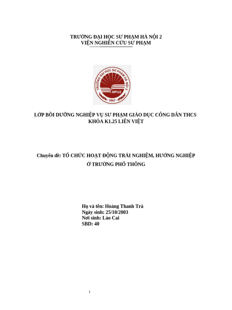 Bài môn GDCD in 1 mặt bìa xanh | PDF