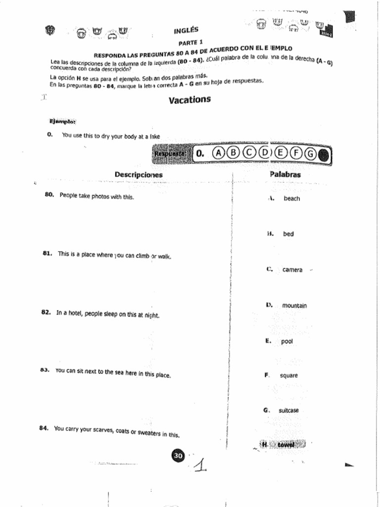 Icfes - Ingles | PDF