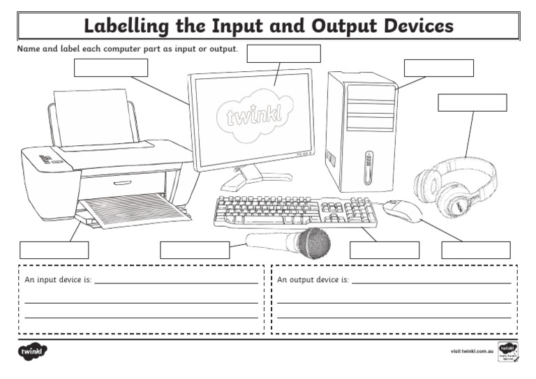 AU DI 3B Input and Output Devices Eco Black and White | PDF