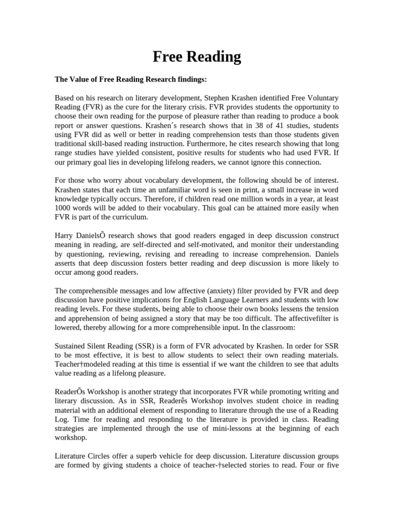 Free Reading | PDF
