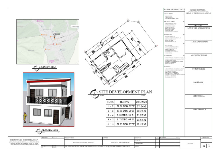 2 Storey Longos A1 | PDF | Buildings And Structures | Architectural Design