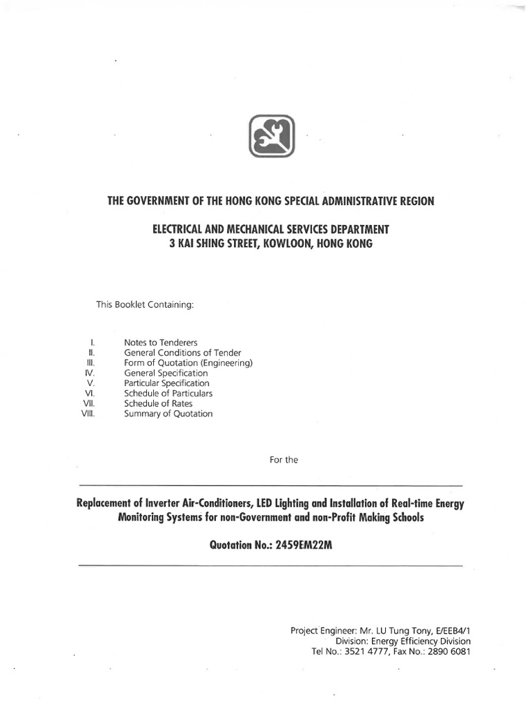 2459EM22M - Tender Document | PDF