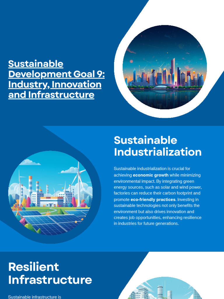 Sustainable Development Goal 9 Industry, Innovation and Infrastructure ...