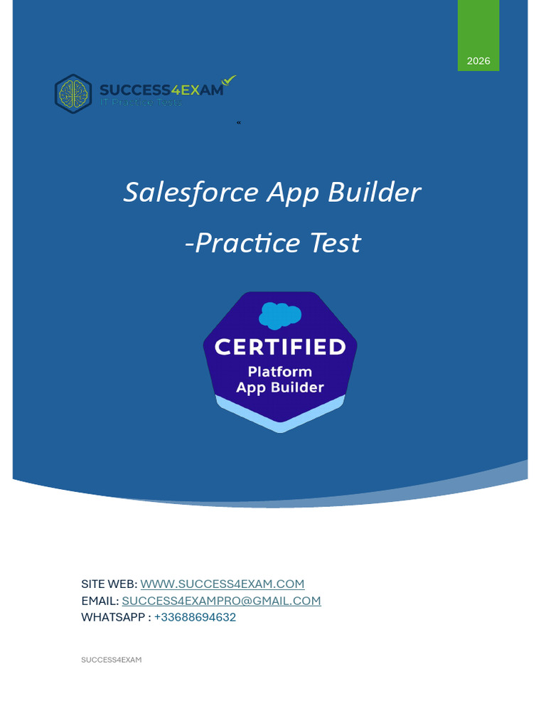 App Builder - Practice Test - DEMO | PDF